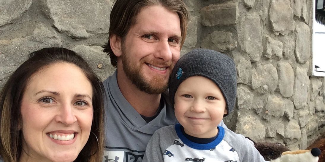 Owners Wendy and Robert Grice with their son Riley